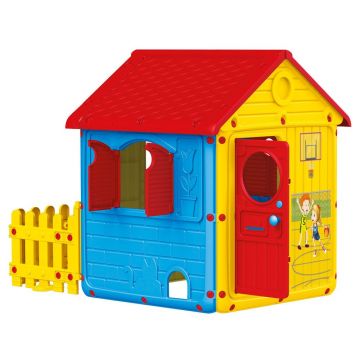 Casuta de gradina cu gardulet Dolu 122 x 156 x 104 cm