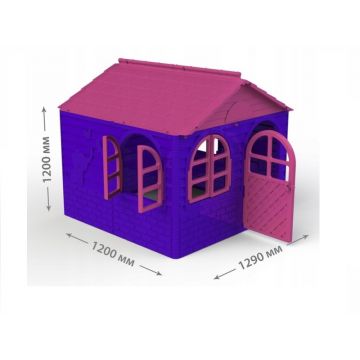 Casuta de joaca 025501 PinkViolet Mid