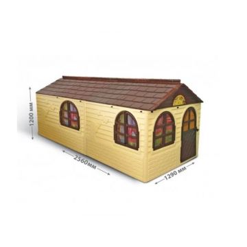 Casuta de joaca 0255022 BeigeBrown Big