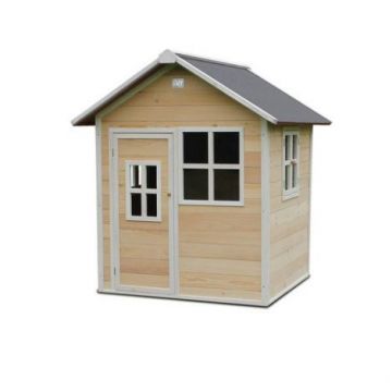 Casuta din lemn pentru copii Loft 100 - ExitToys