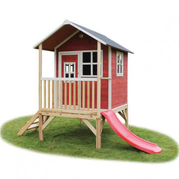 Casuta gradina pentru copii lemn EXIT Loft 300 Red