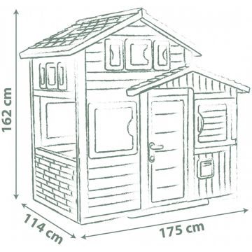 Casuta pentru copii Smoby Life Friends Evo